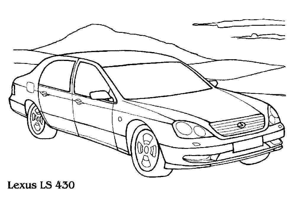 Tô màu Xe Lexus LS 430