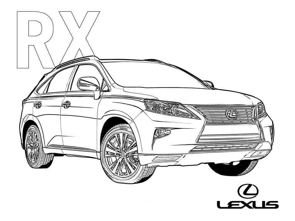 Tô màu Xe Lexus Rất Đẹp