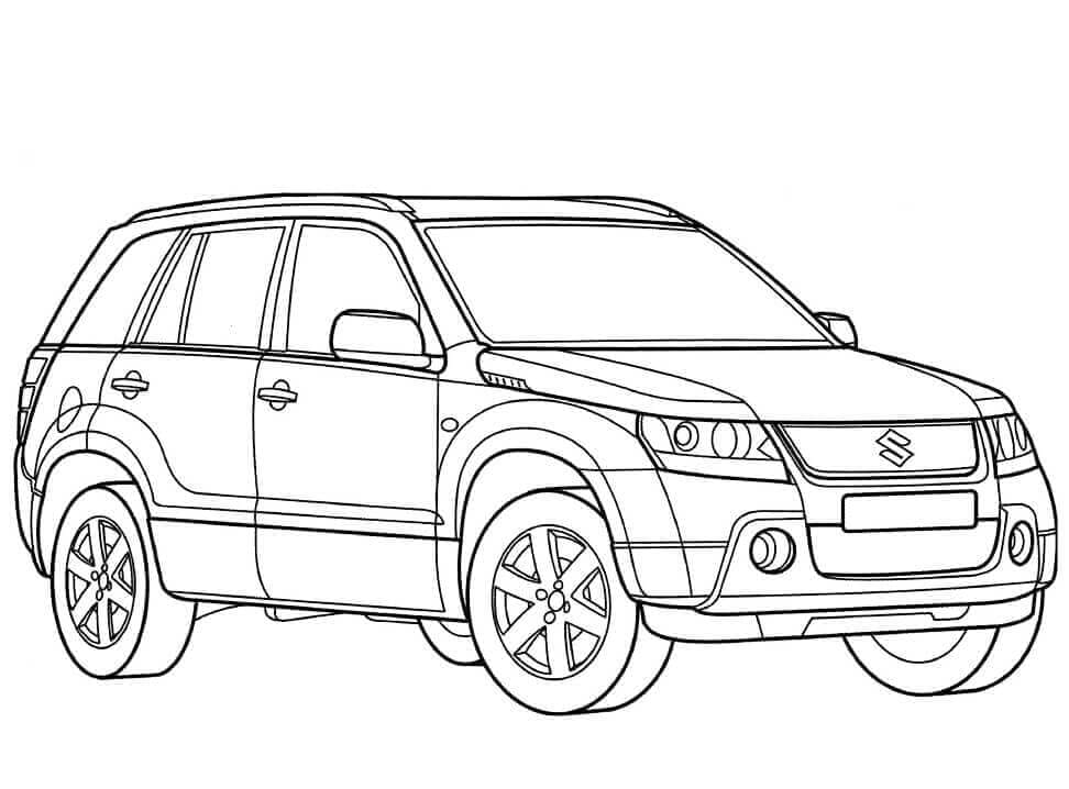 Tô màu Xe Suzuki Grand Vitara