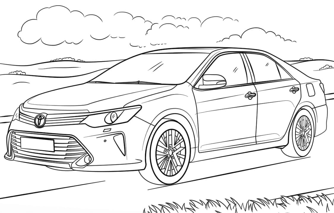 Tô màu Xe Toyota Camry