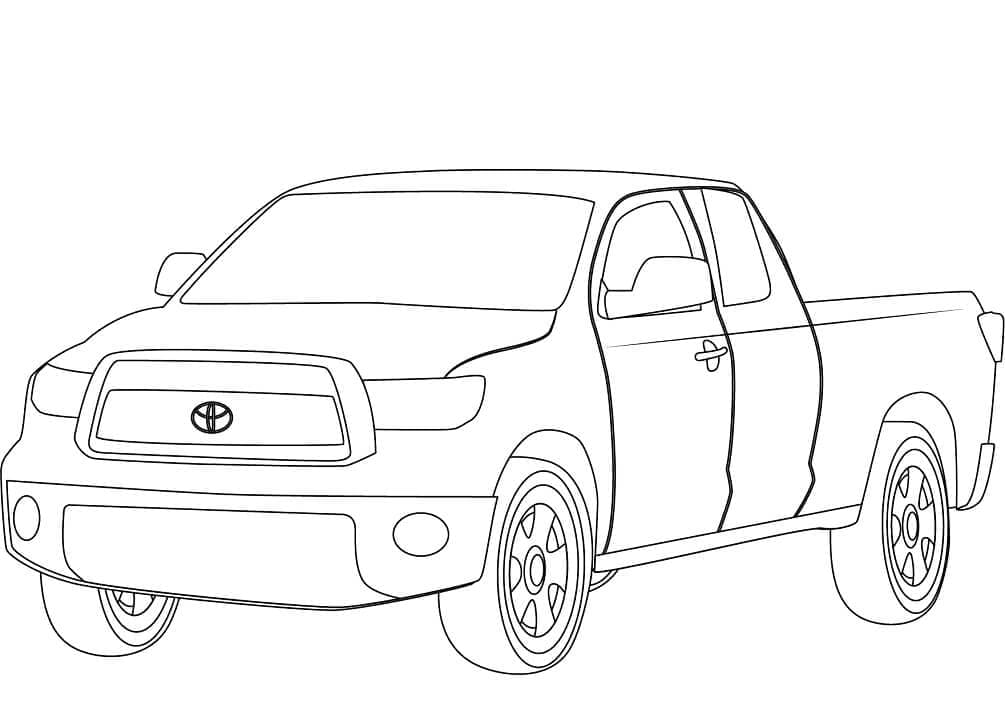 Tô màu Xe Toyota Tundra